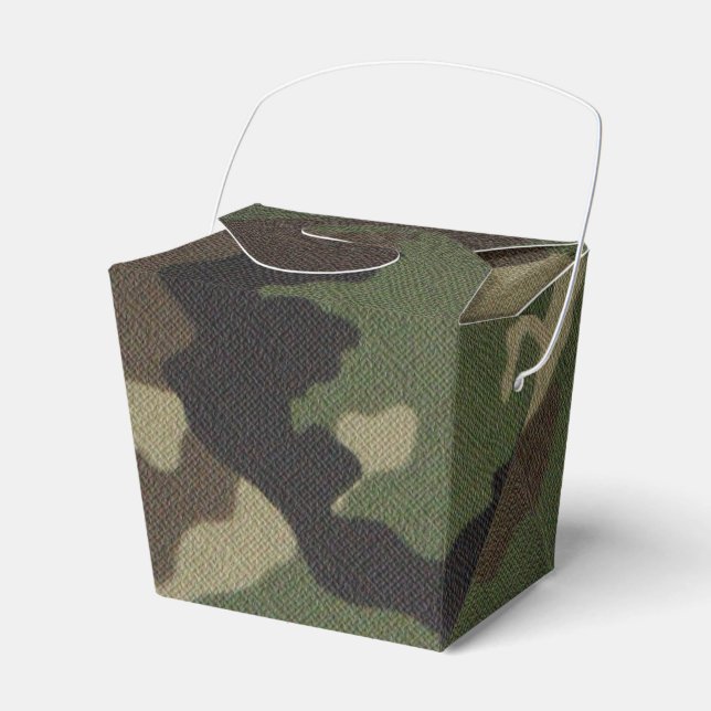 Camouflage 1 favor boxes (Front Side)