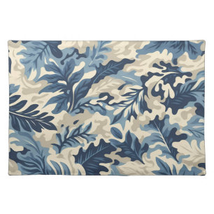 Camouflage Abstract Leaves Cloth Placemat