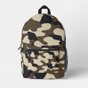 Camouflage Accessories Printed Backpack