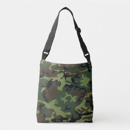 Camouflage Army Military Camo Crossbody Bag