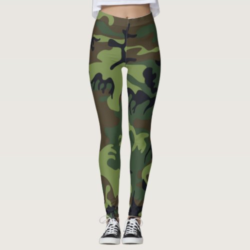 Camouflage Army Military Camo Leggings
