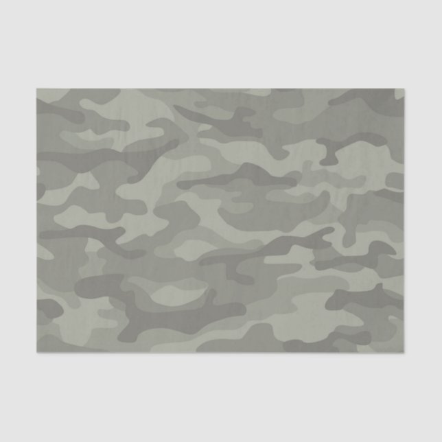 Camouflage Army Print Tissue Paper (Front)