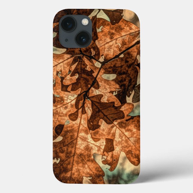 camouflage Autumn Leaves Orange Fall Foliage Case-Mate iPhone Case (Back)