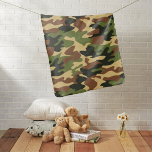camouflage baby blanket