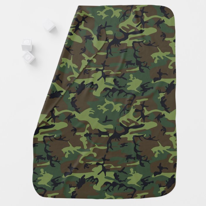 camouflage baby blanket