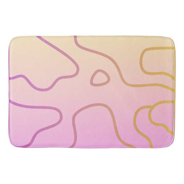 camouflage bath mat (Front)