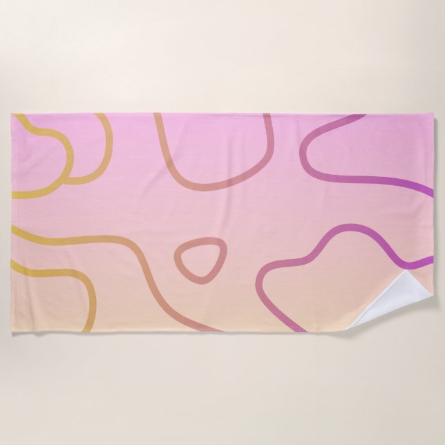 camouflage beach towel (Front)