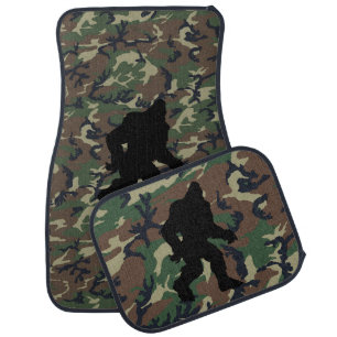 Camouflage Bigfoot Car Floor Mat