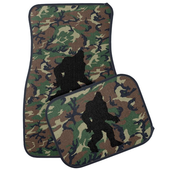Camouflage Bigfoot Car Floor Mat (Set)