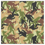 Camouflage Bigfoot Sasquatch Camo Pattern Fabric