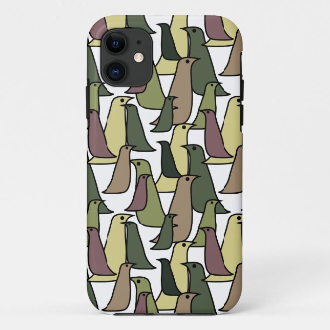Camouflage Birds  Case-Mate iPhone Case (Back)