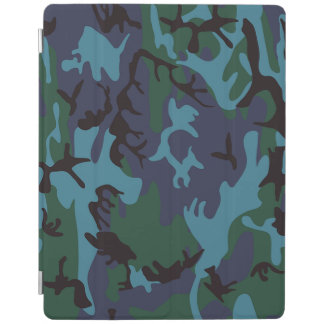 camouflage blue iPad smart cover