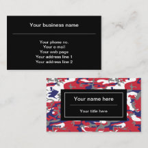 Camouflage, Blue White Red Gray, Military, Army