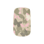 Camouflage Butterflies Design Nail Art at Zazzle