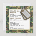 Camouflage / Camo Birthday Party with Dog Tags