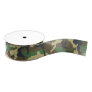 Camouflage Camo Fishing and Hunting Patterned Grosgrain Ribbon