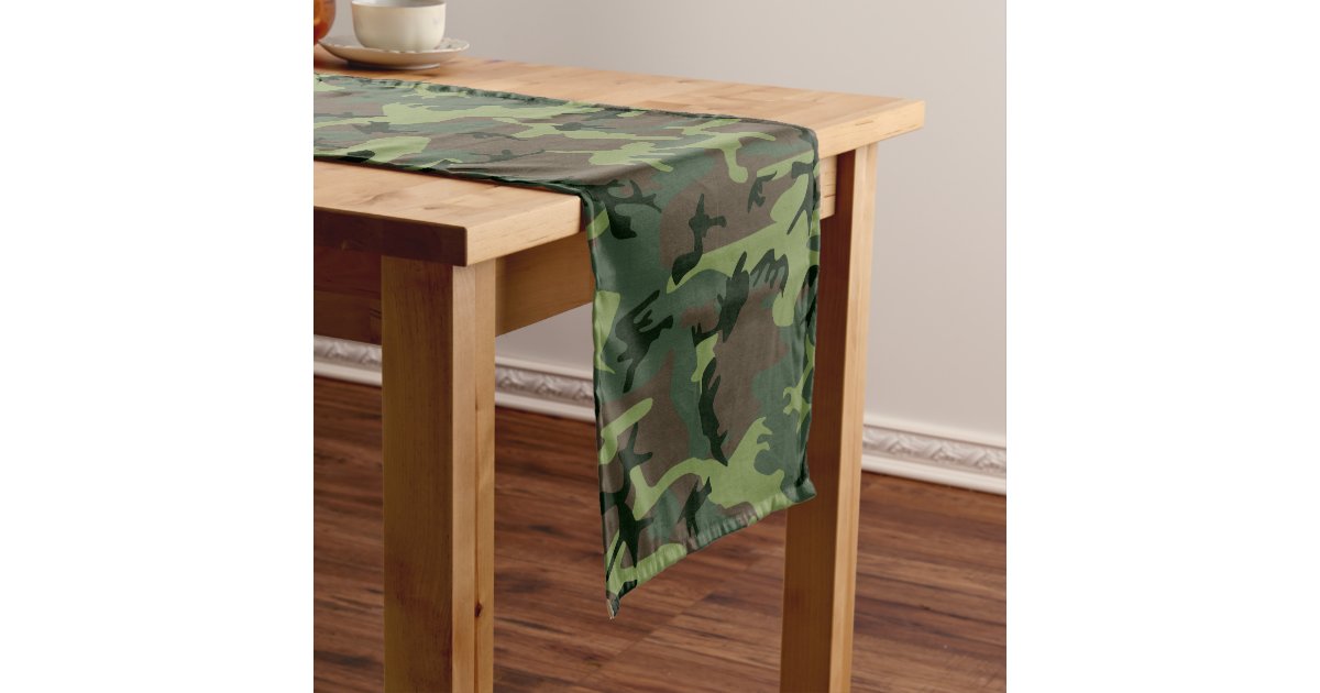 camouflage-camo-green-brown-pattern-medium-table-runner-zazzle