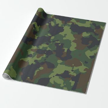 Camouflage Camo Green Military Forest Army Wrapping Paper Camouflage Camo Green Military Forest Army Wrapping Paper