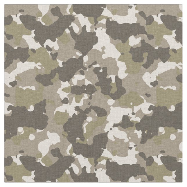 Camouflage Camo Military Army Sand Desert Fabric (Close Up)