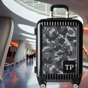 Camouflage Camo  Monogram Personalized  Luggage