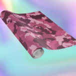 Camouflage Camo Pink Military  Wrapping Paper