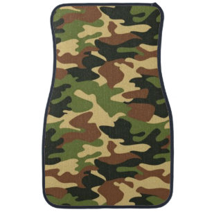 camouflage car floor mat