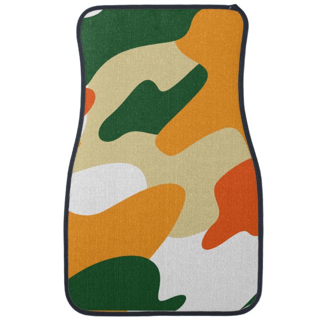 camouflage car floor mat (Front)