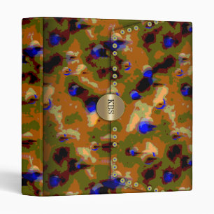 Camouflage Clutch Bag 3 Ring Binder