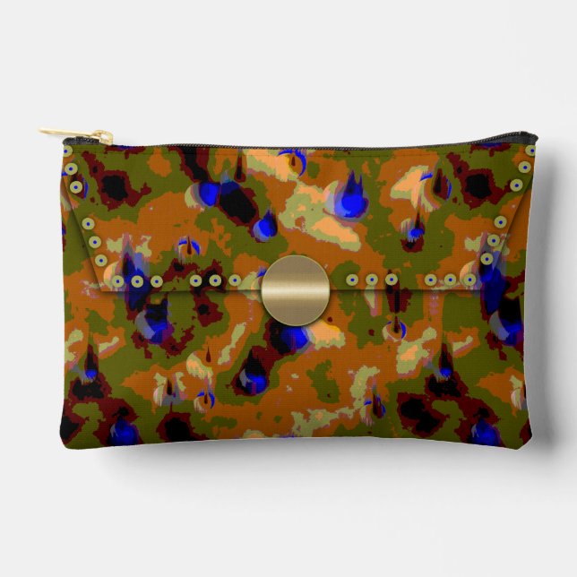 Camouflage Clutch Bag Accessory Pouch  (Front)
