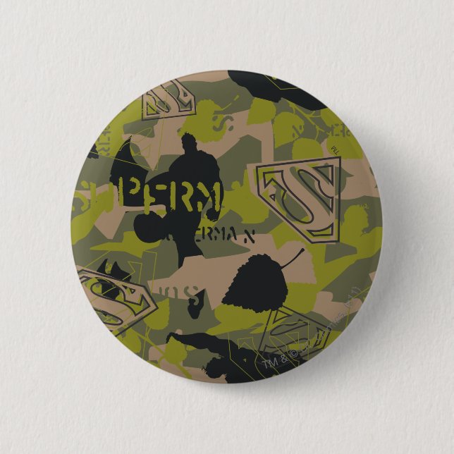 Camouflage Collage Button (Front)