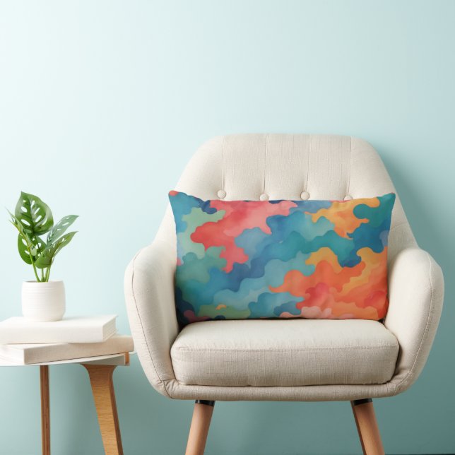 camouflage colors lumbar pillow (Chair)