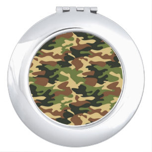 camouflage compact mirror