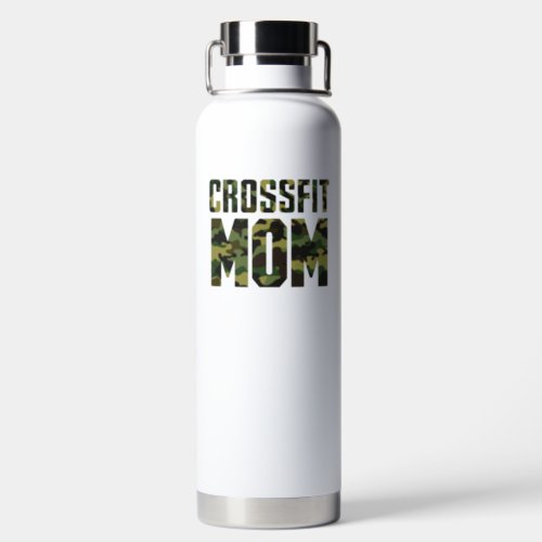 Camouflage CrossFit Champion Moms Water Bottle