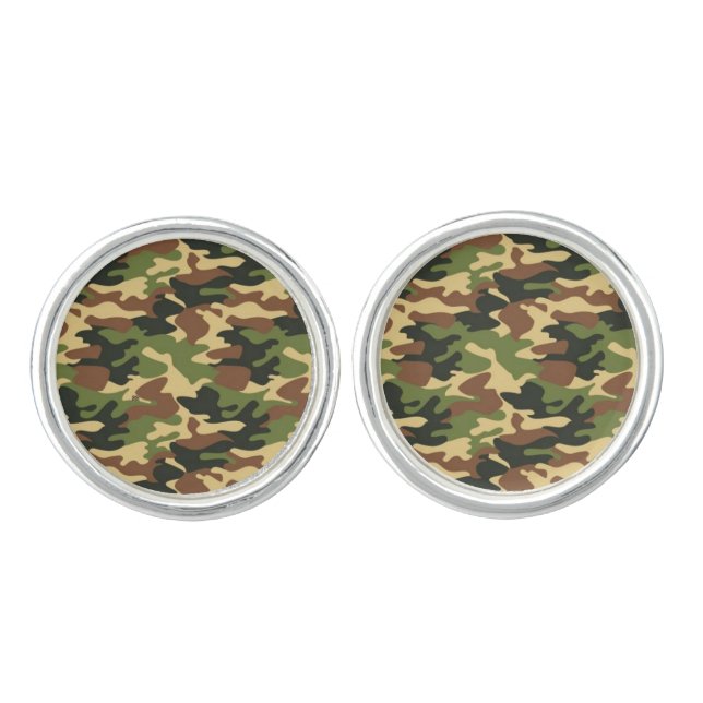 camouflage cufflinks (Front)