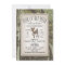 Camouflage Deer Baby Shower Invitation