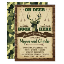 camouflage baby shower