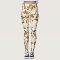 Camouflage Desert Army - power Yoga put-went Leggings