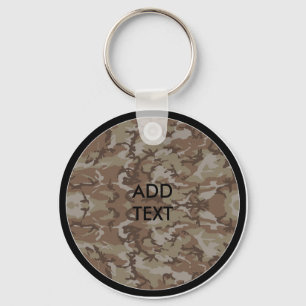 Camouflage Desert Keychain