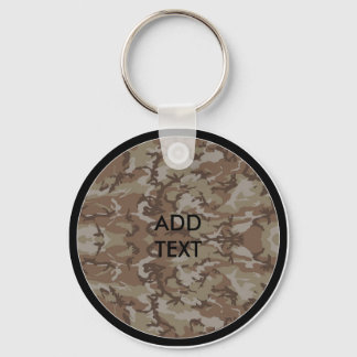 Camouflage Desert Keychain