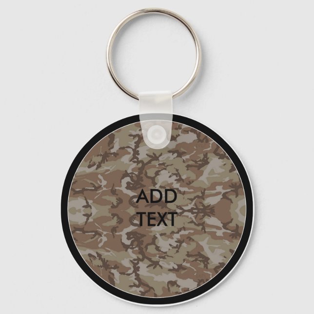 Camouflage Desert Keychain (Front)