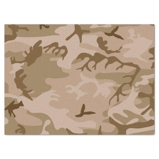 Camouflage Desert Sand Tissue Paper | Zazzle.com