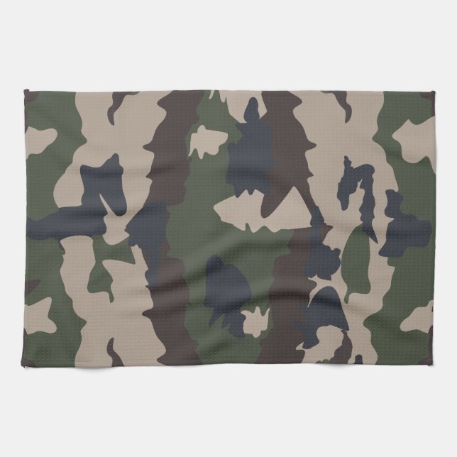 Camouflage design towel (Horizontal)