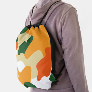 camouflage drawstring bag