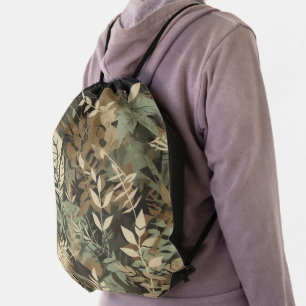 Camouflage Drawstring Bag