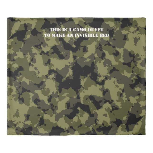 Camouflage Duvet Cover (Front)