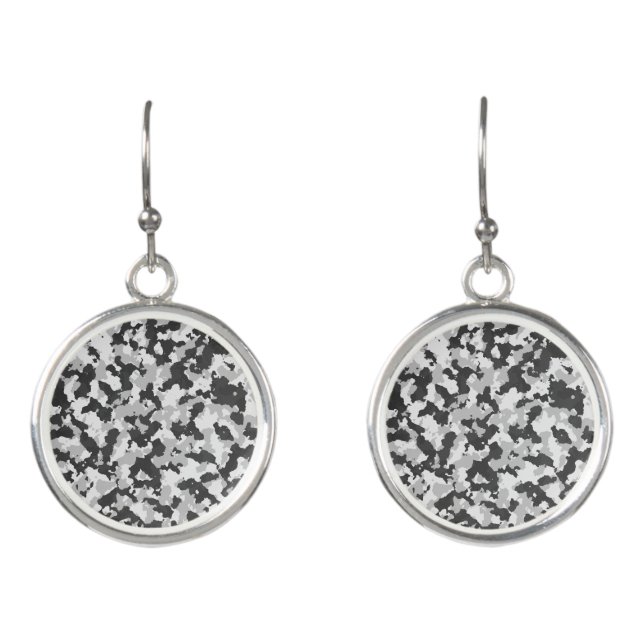 camouflage earrings (Front)