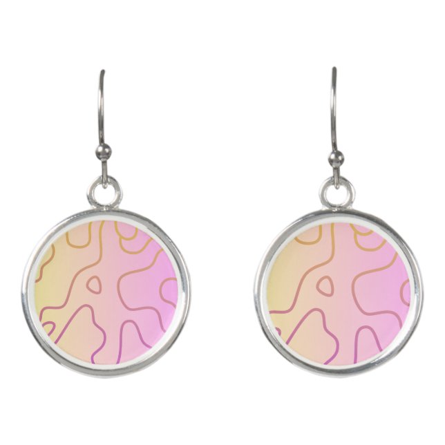 camouflage earrings (Front)