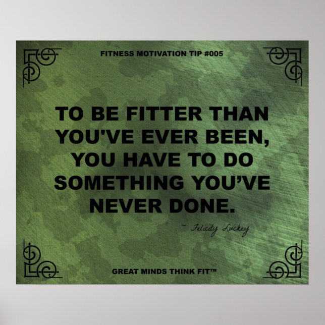 Camouflage Exercise Motivation 005 Poster (Front)