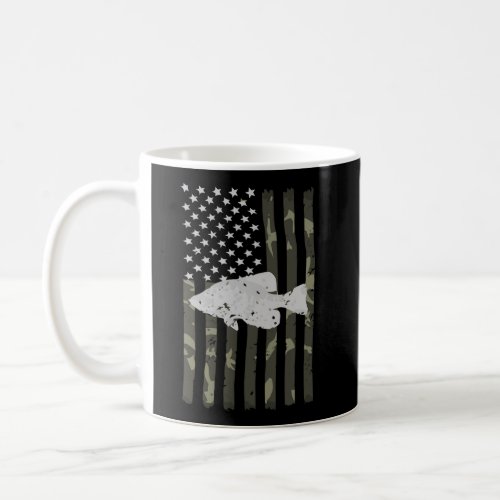 Camouflage Flag Crappie Fishing Coffee Mug