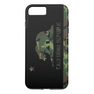 Camouflage Flag of California Republic iPhone 8 Plus/7 Plus Case